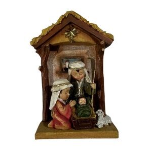 St Nicholas Square Christmas Baby Nativity Scene Figurine Holiday Indoor Decor